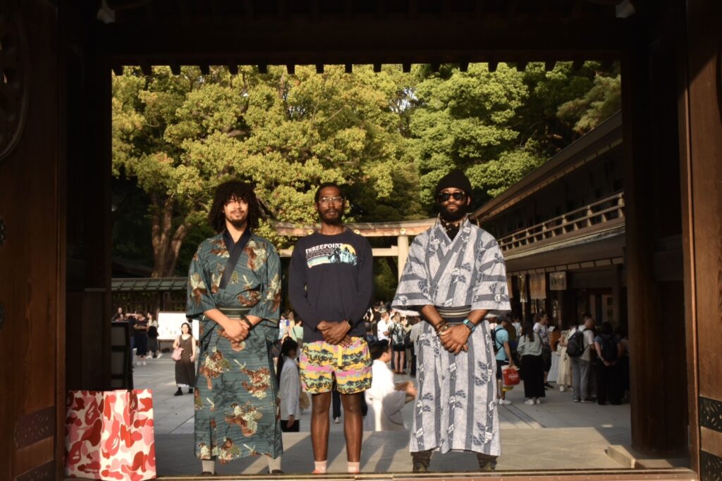 着物を来て神社ツアー